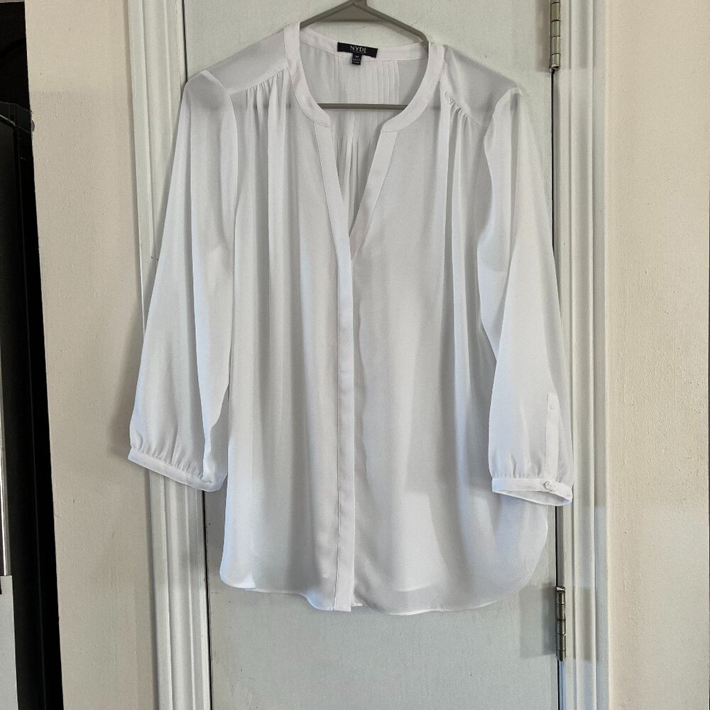 White NYDJ Blouse